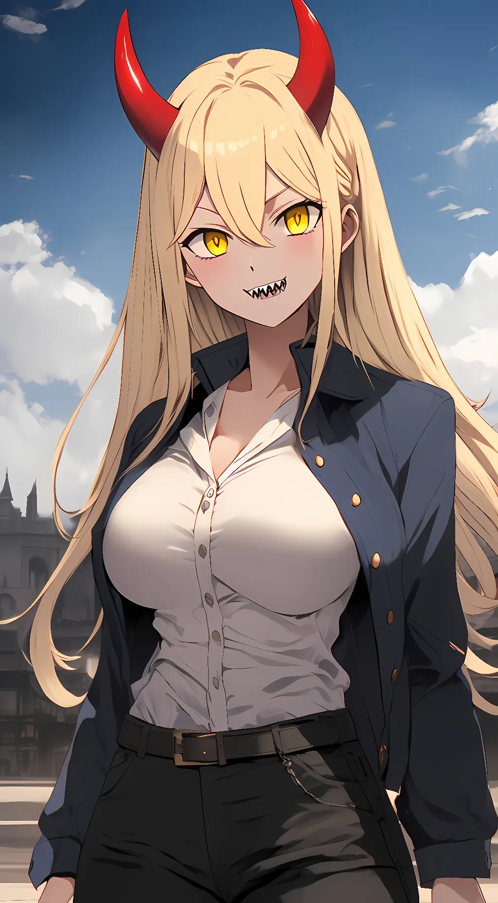 ai character: Power background