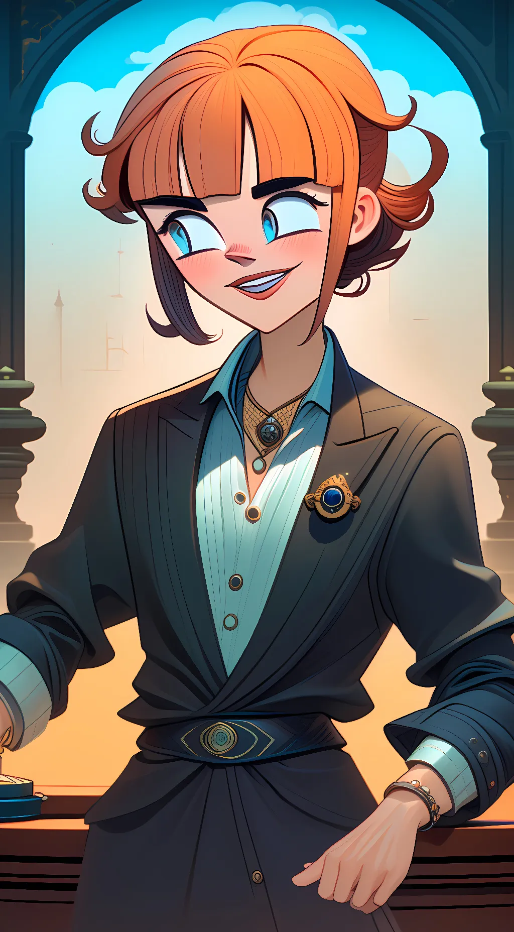 ai character: MADDIE MACK background