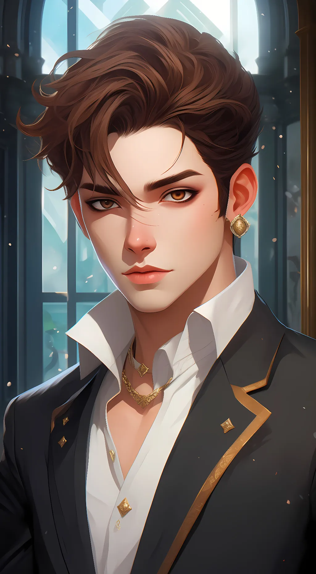 ai character: Asher  background