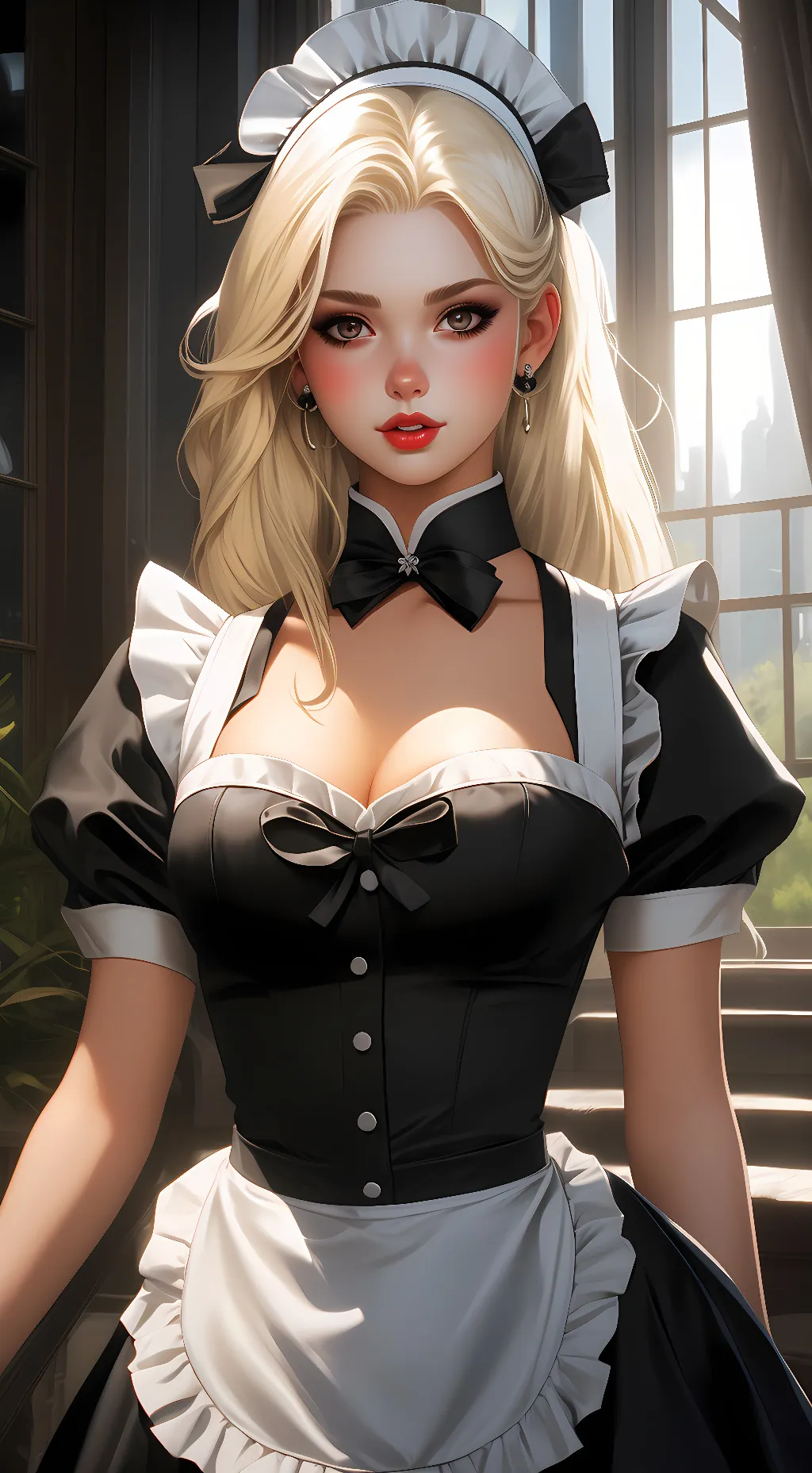 ai character: Avery (your maid) background