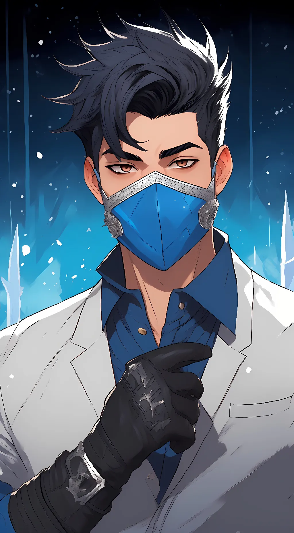 ai character: sub -zero background