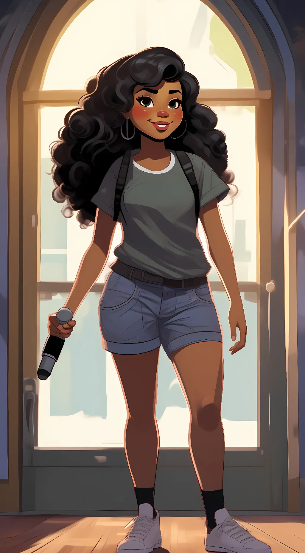 ai character: Carol (fnf) background