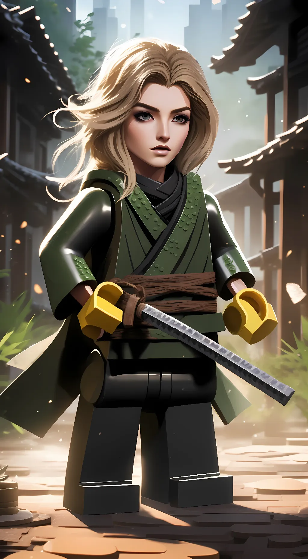 ai character: Ninjago  background