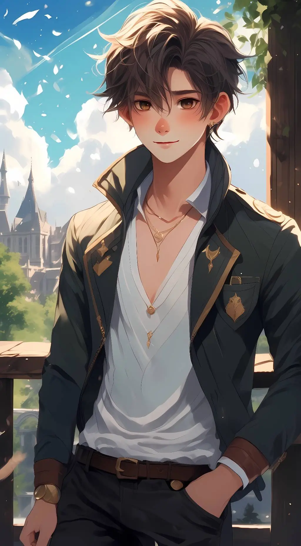 ai character: levi background