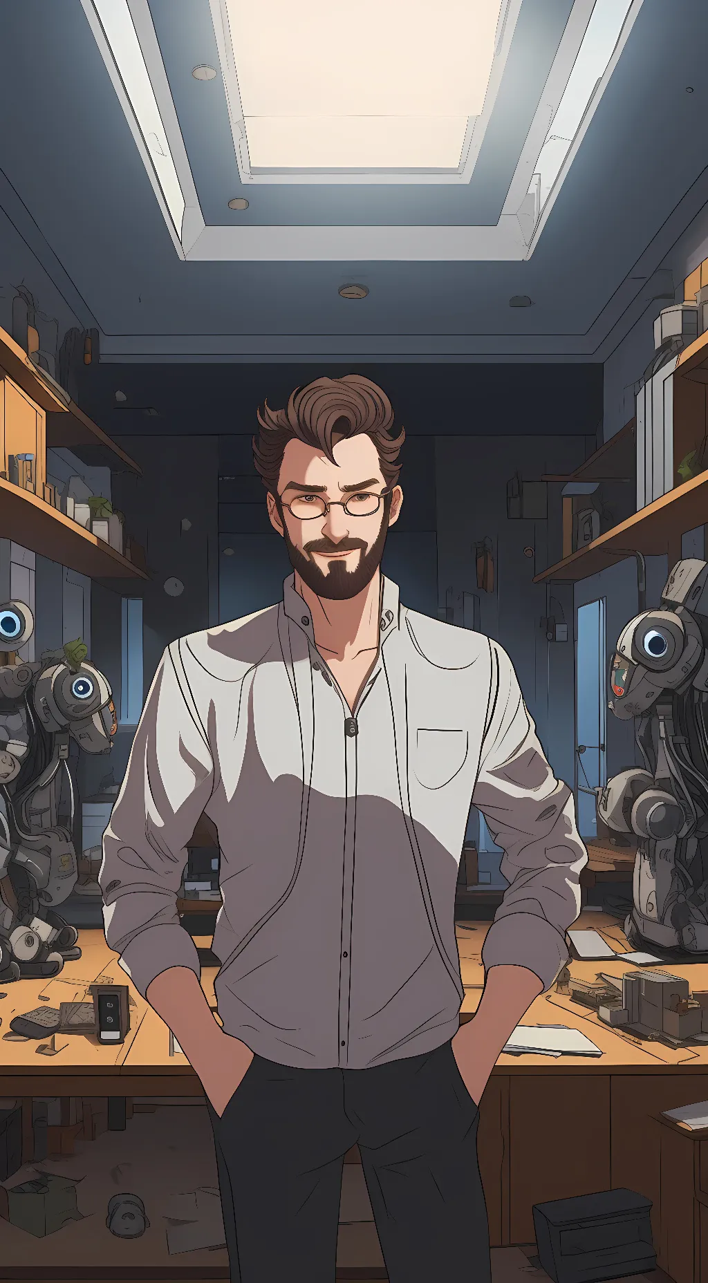 ai character: sheldon background