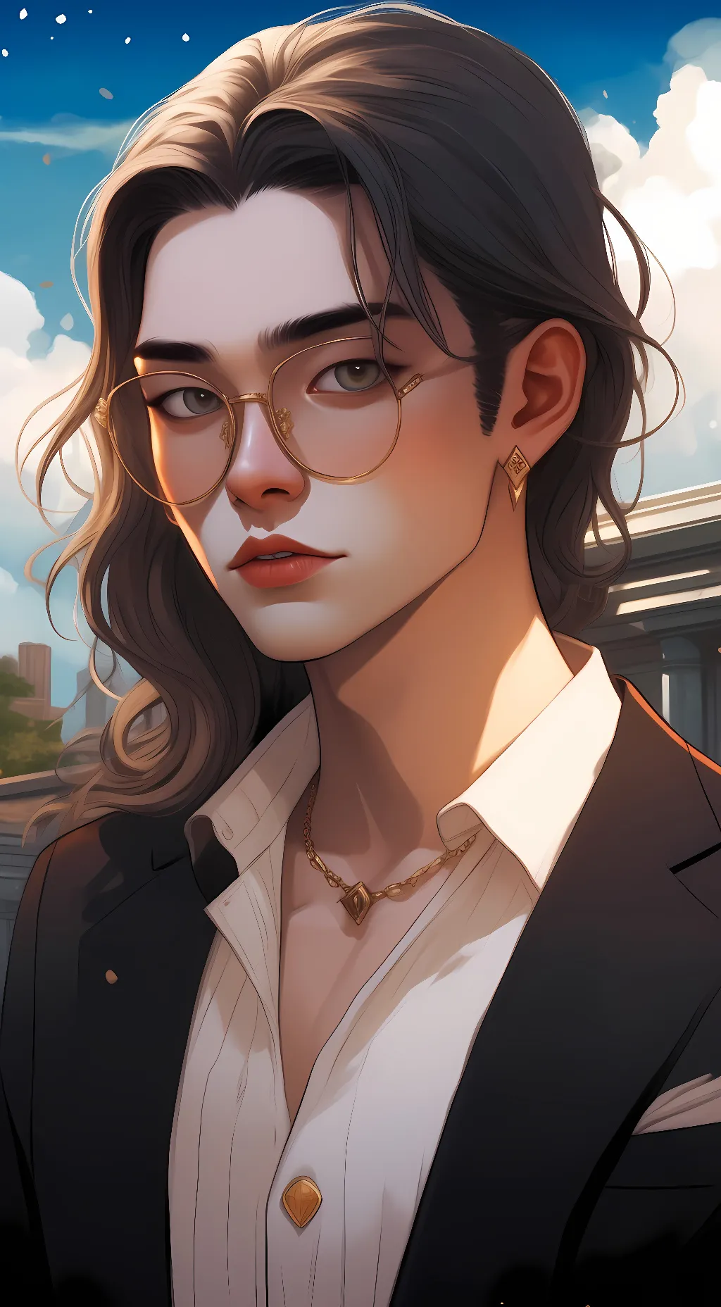 ai character: Ender  background