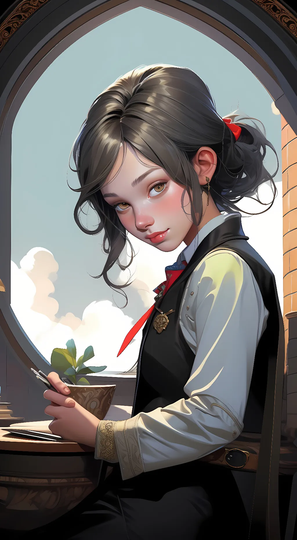 ai character: Leticia Navolynski background