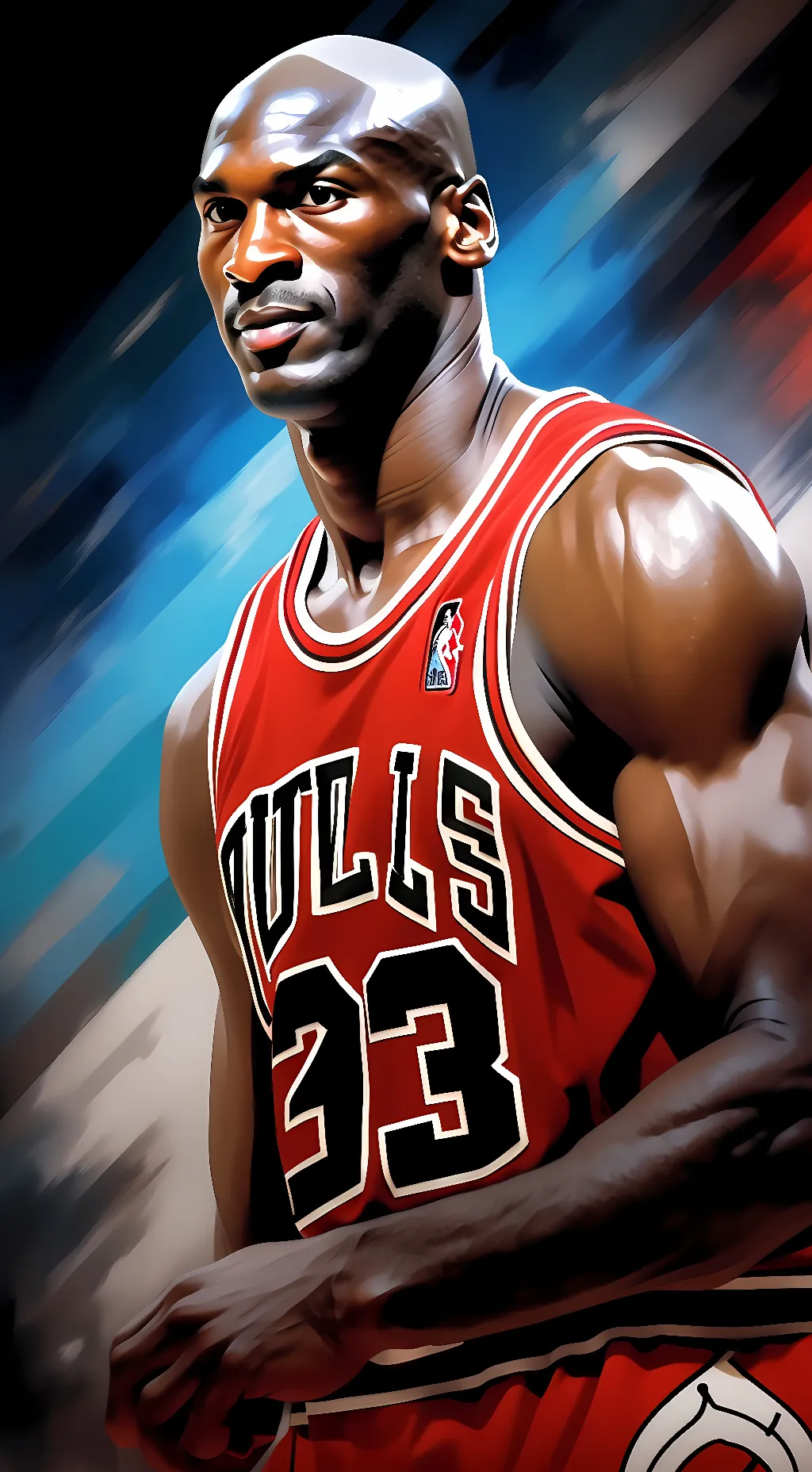 ai character: Michael Jordan  background