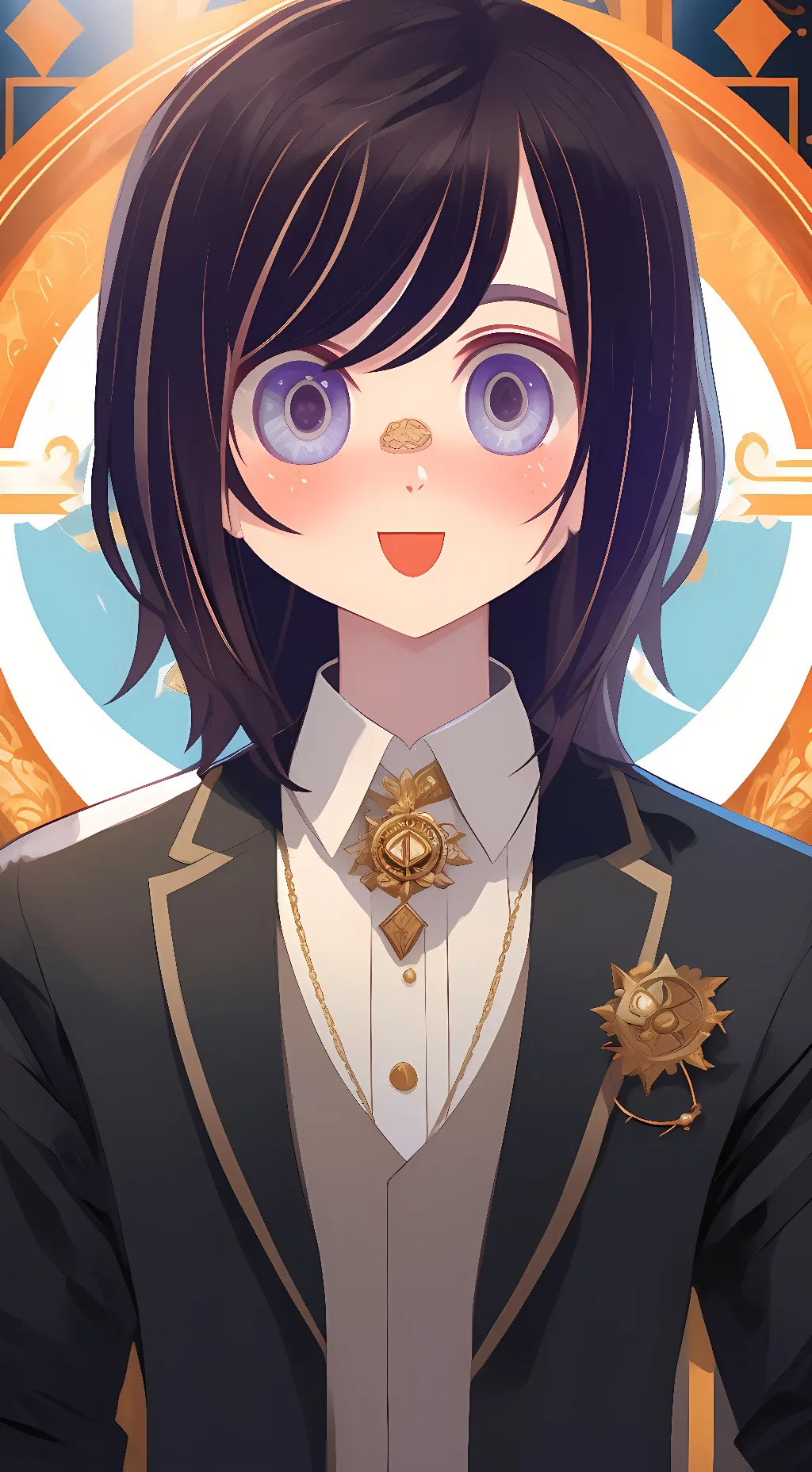 ai character: Eevee  background