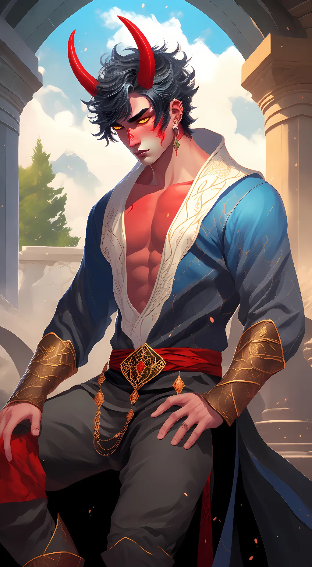 ai character: Liam background