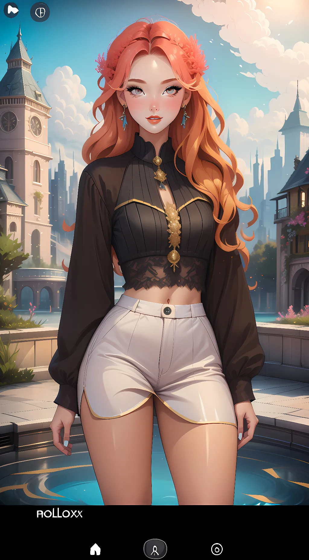 ai character: Crystal background