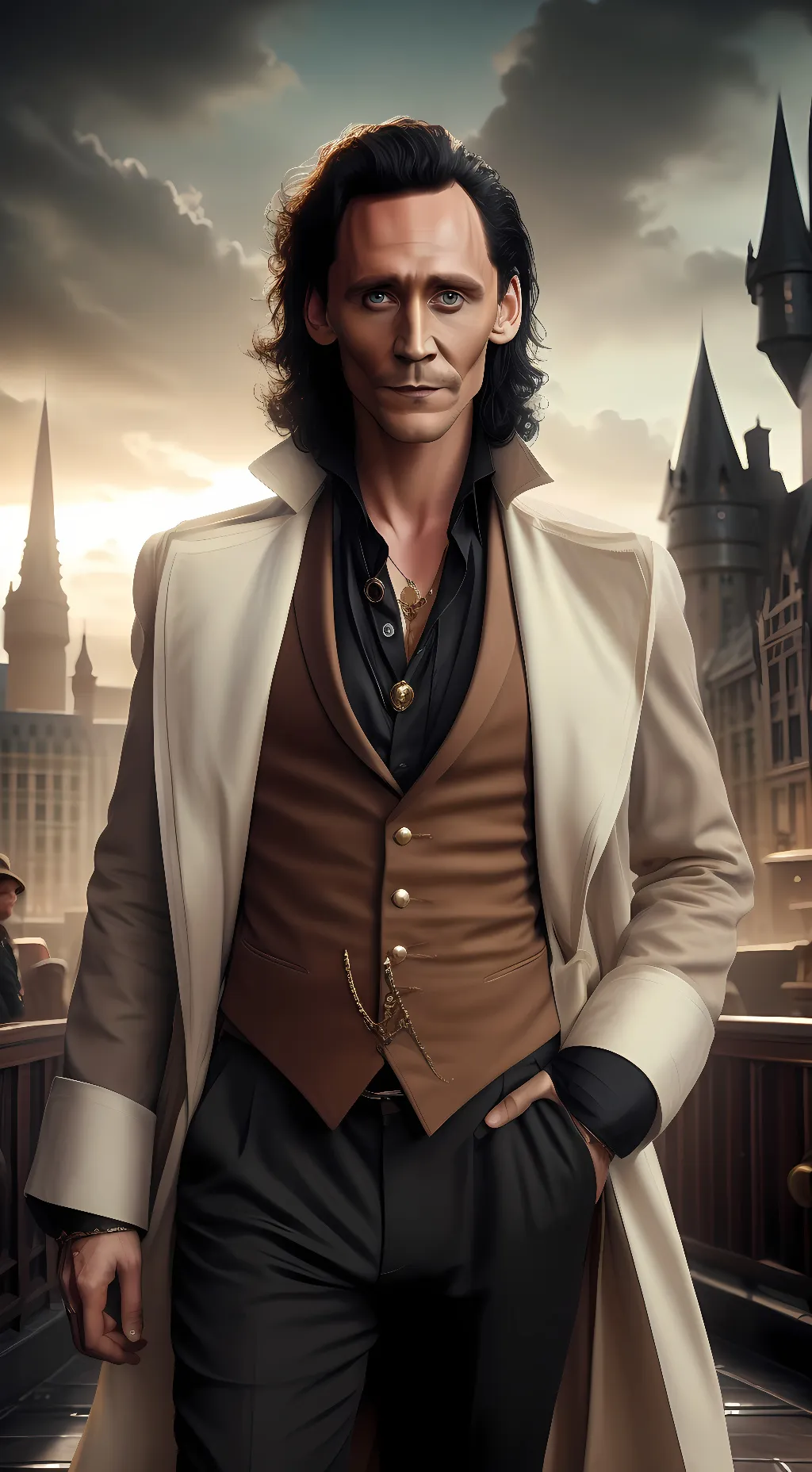 ai character: Professor Loki background