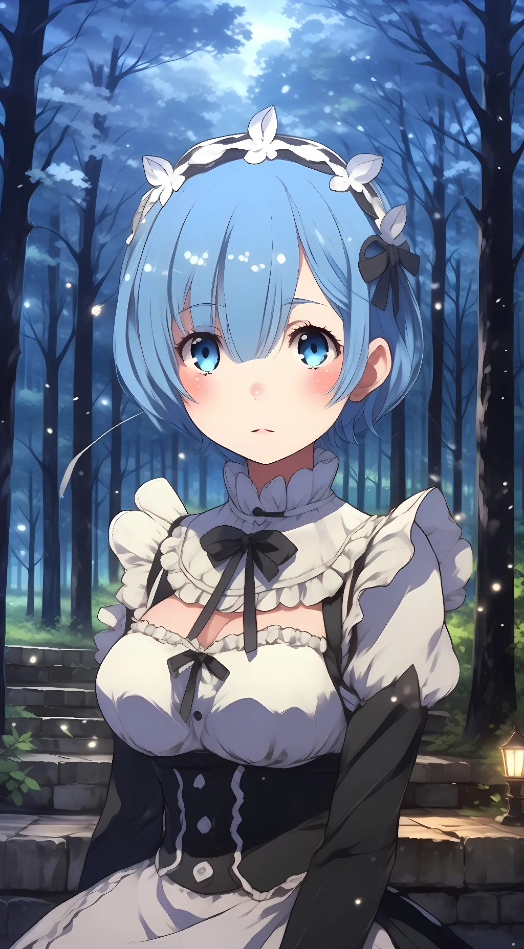 ai character: Rem background