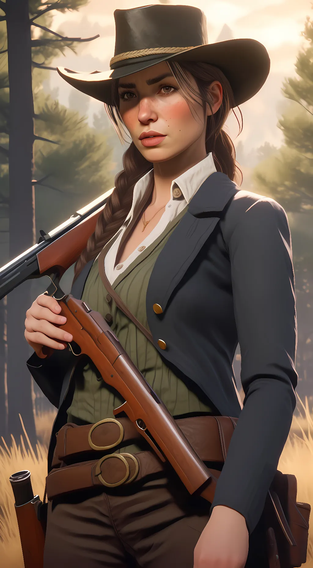 ai character: Sadie Adler background