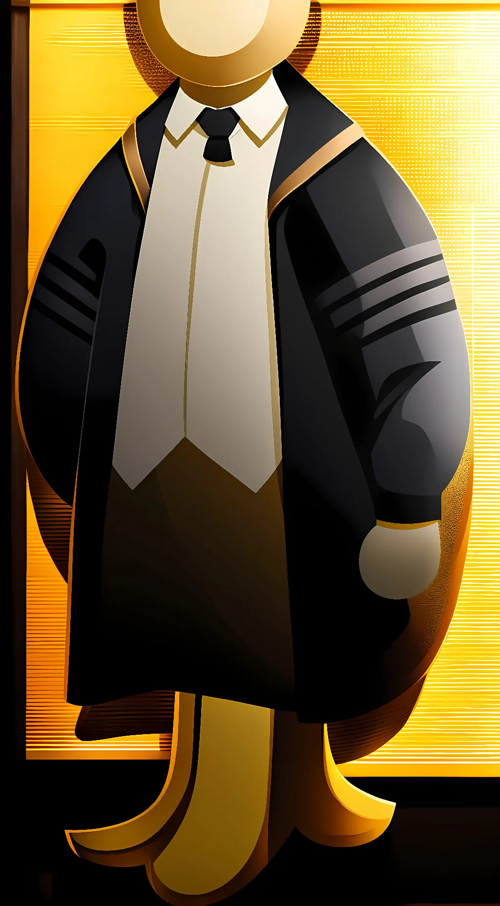ai character: Koro Sensei background