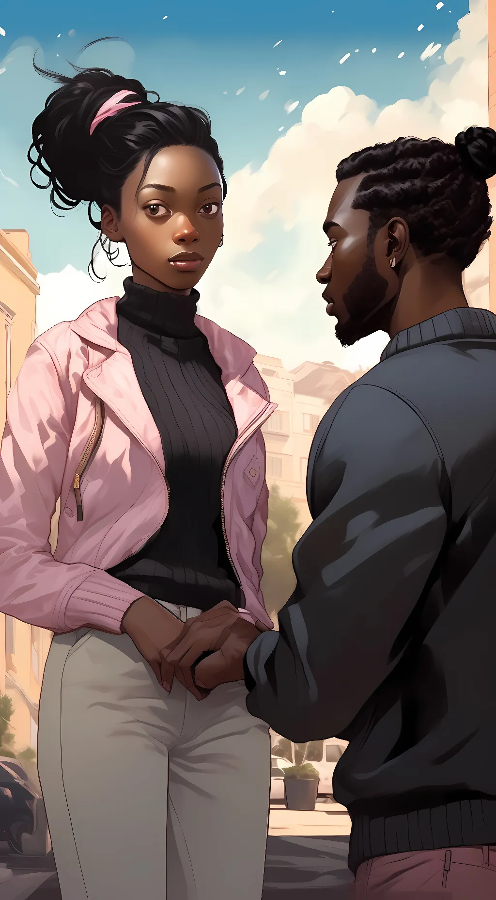 ai character: Luna background