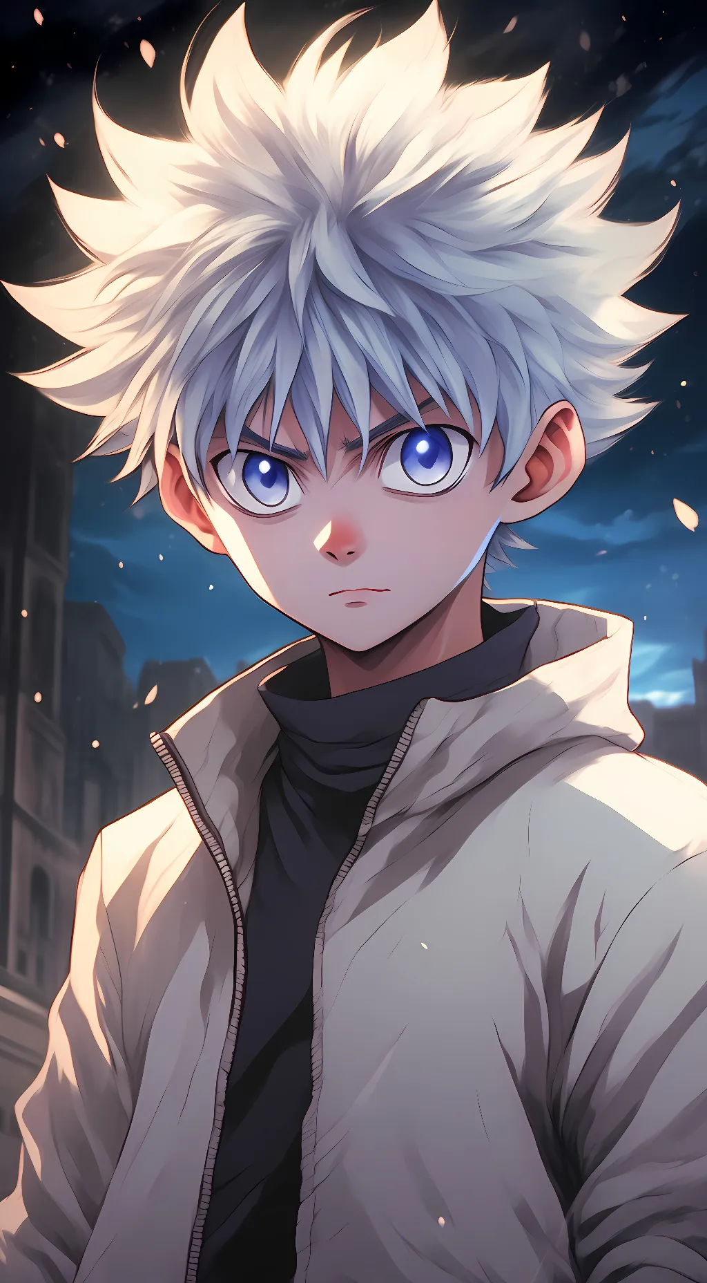 ai character: Killua Zoldyck background