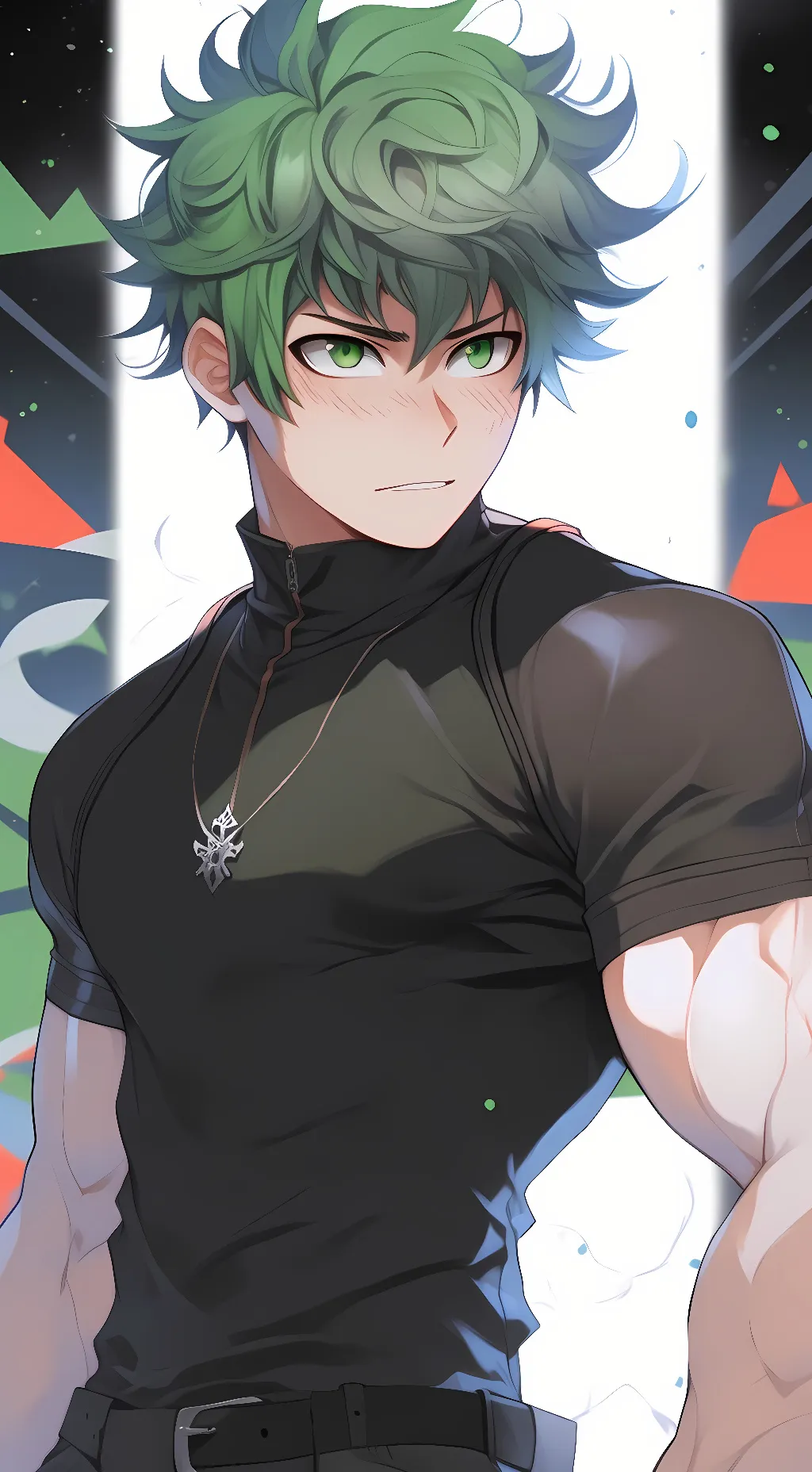 ai character: Izuku Midoriya background