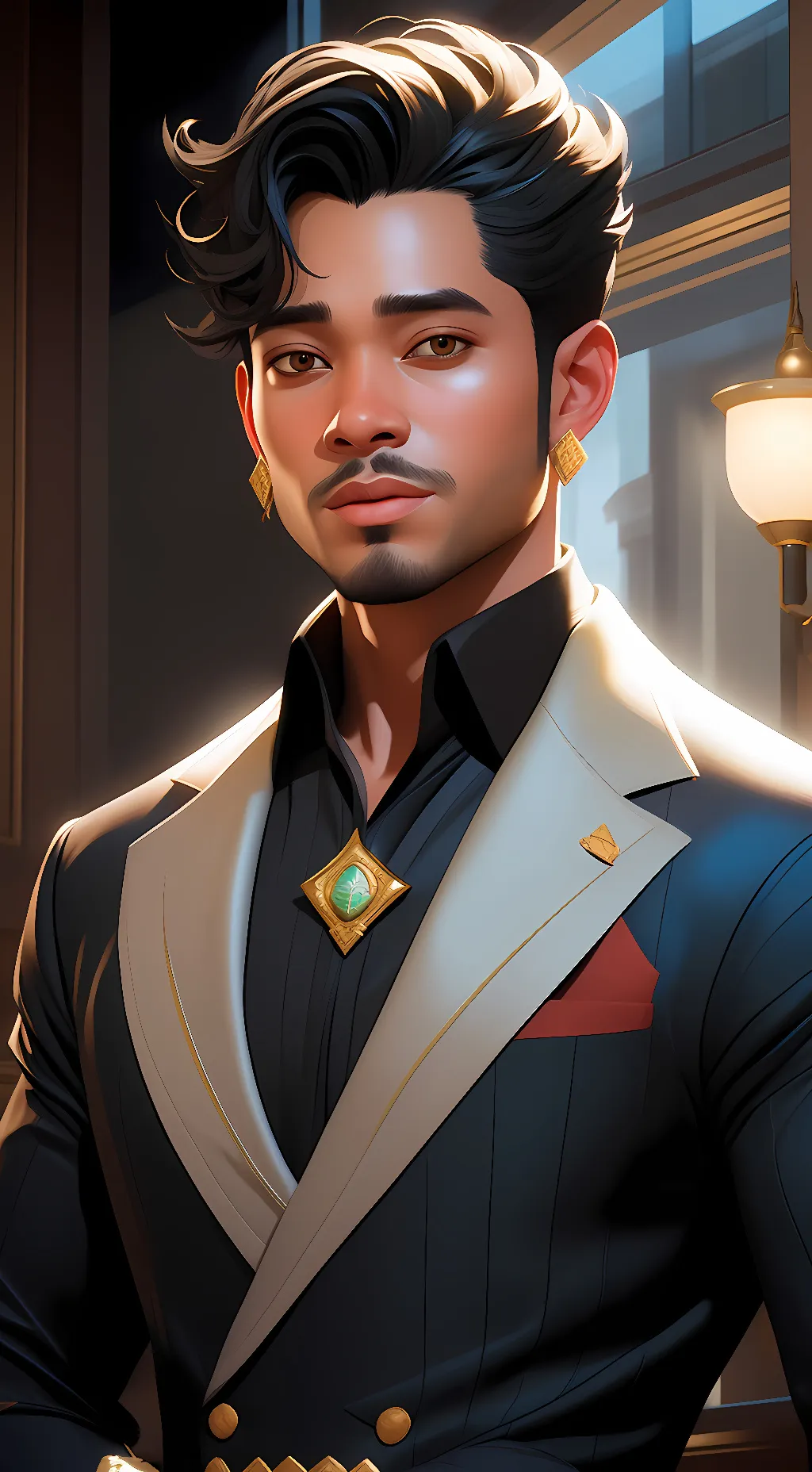 ai character: Gabriel Medina background