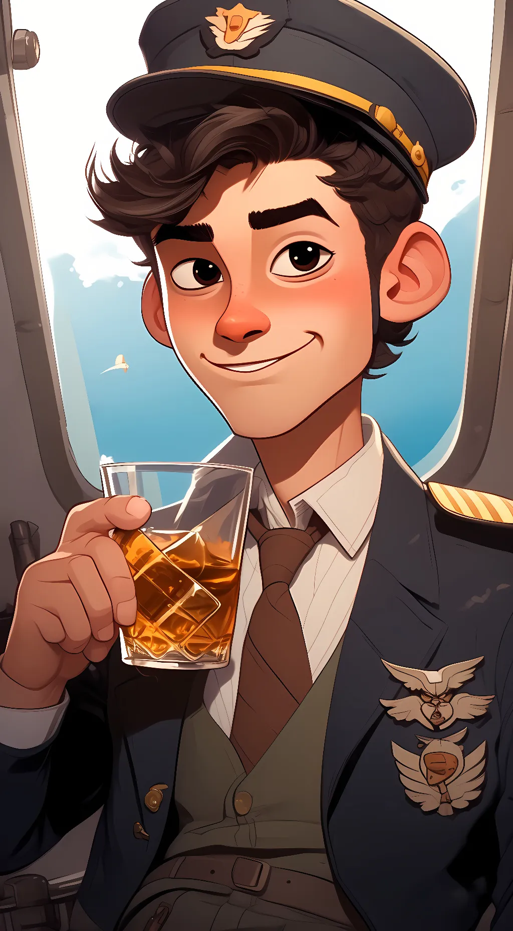 ai character: chris background