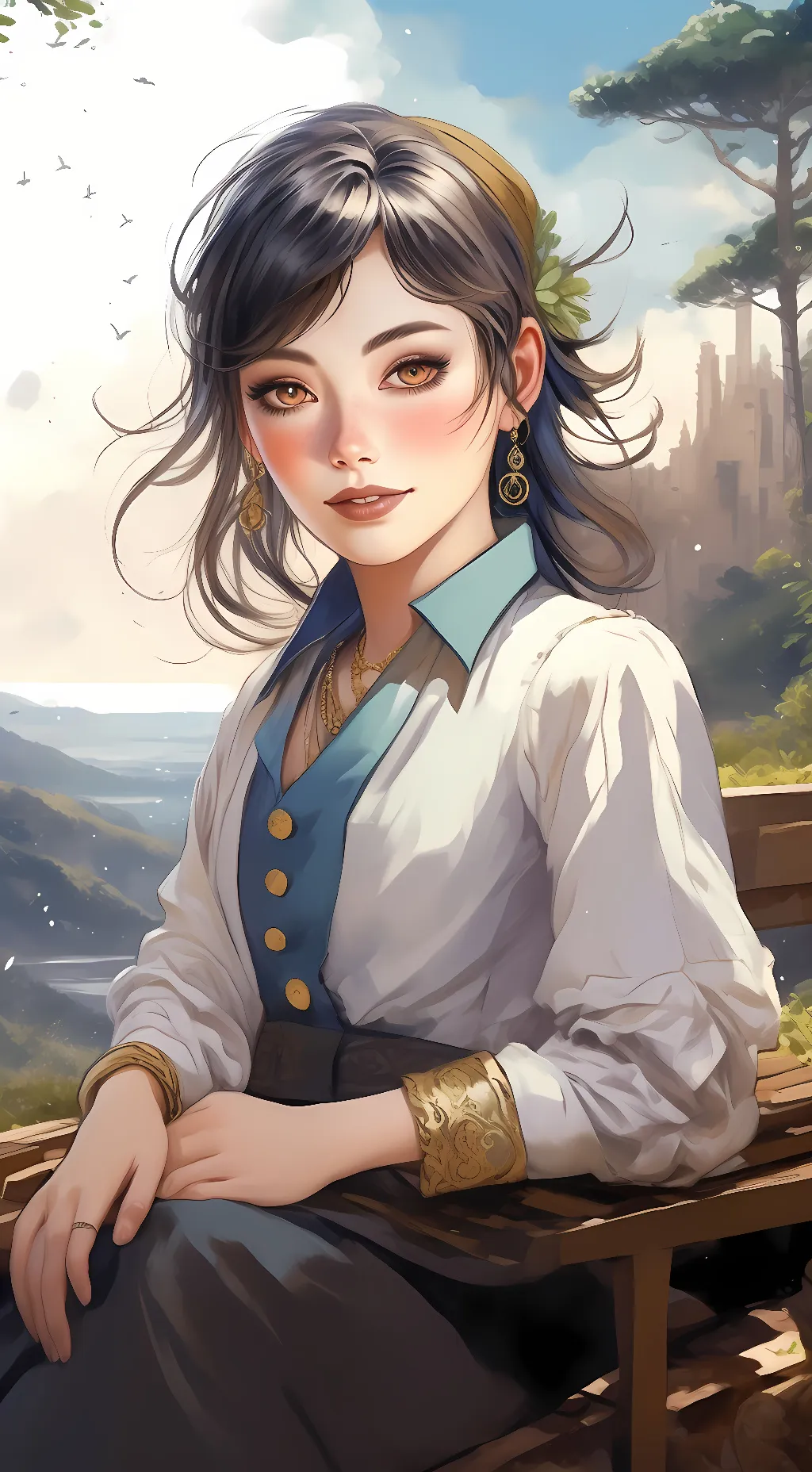 ai character: Alt background