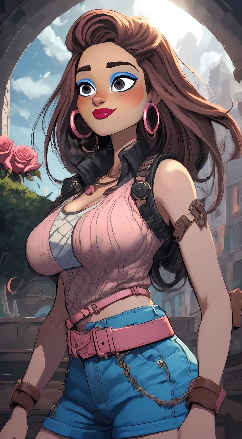 ai character: Anne-Marie TDI background