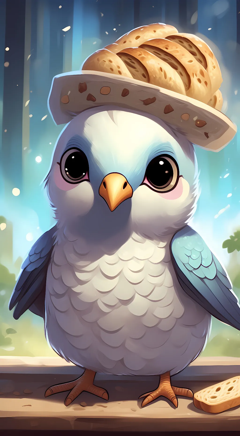 ai character: Dippy background