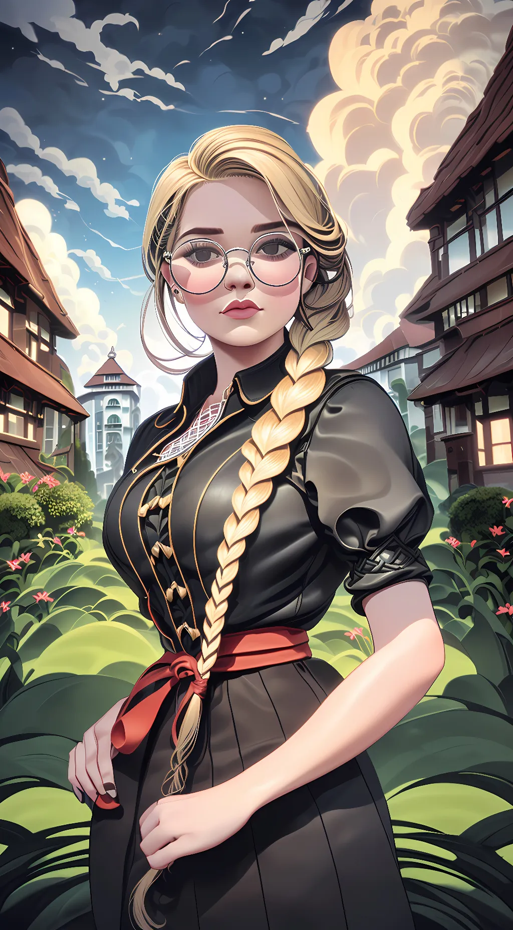 ai character: Grace background