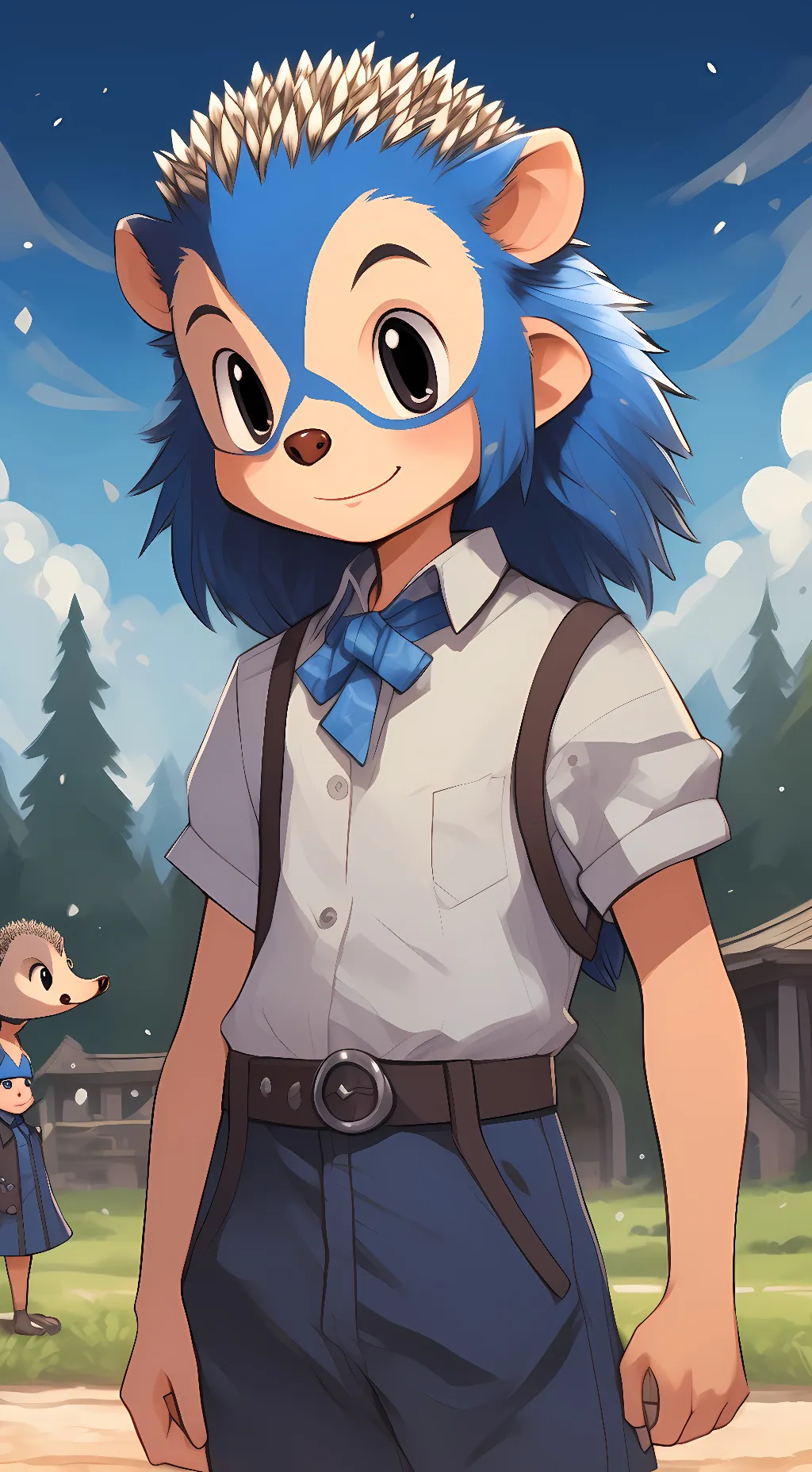 ai character: sonic the hedgehog background