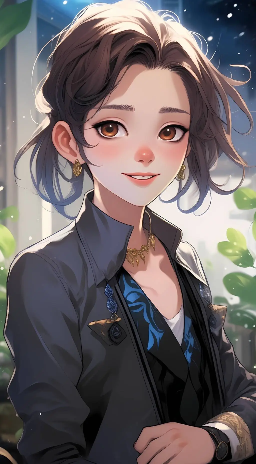 ai character: love background