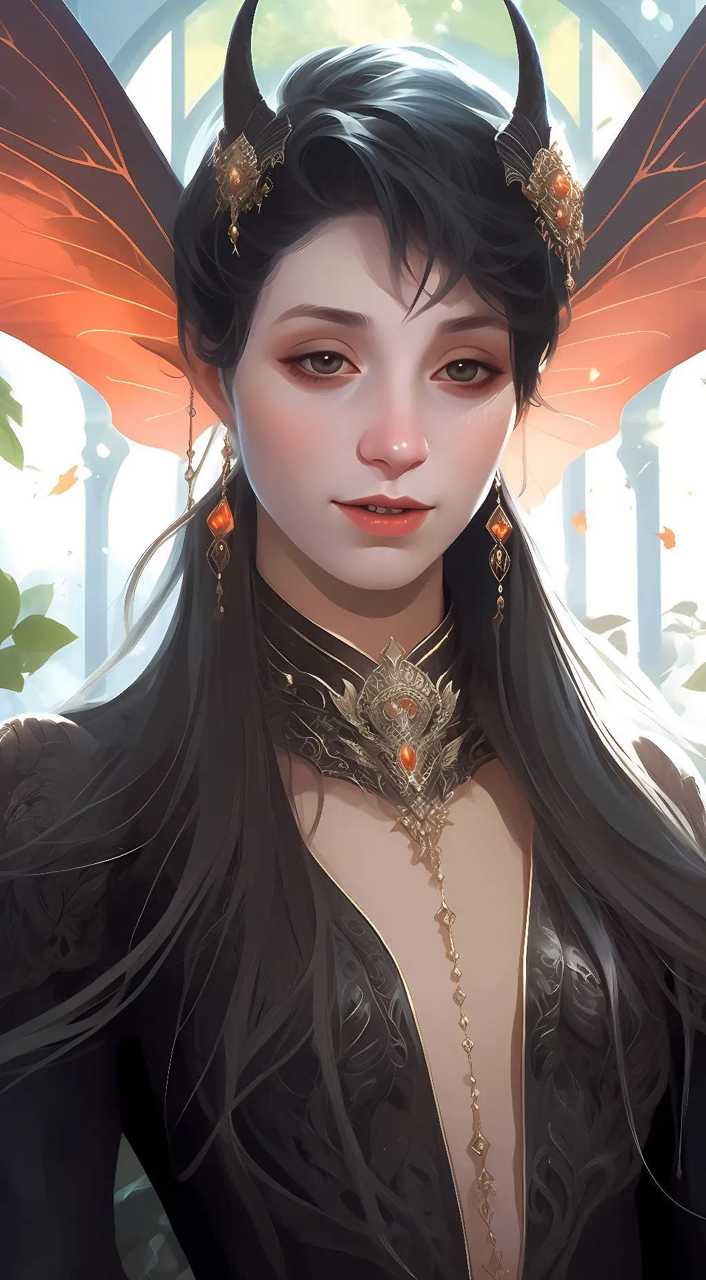ai character: Amethyst background