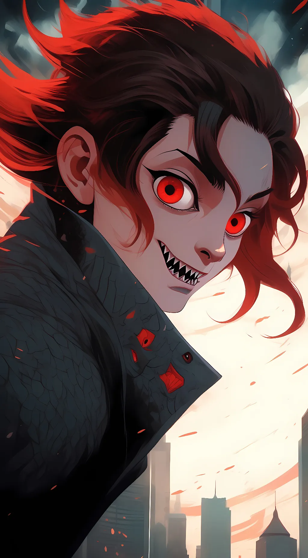 ai character: tanjiro kamado background