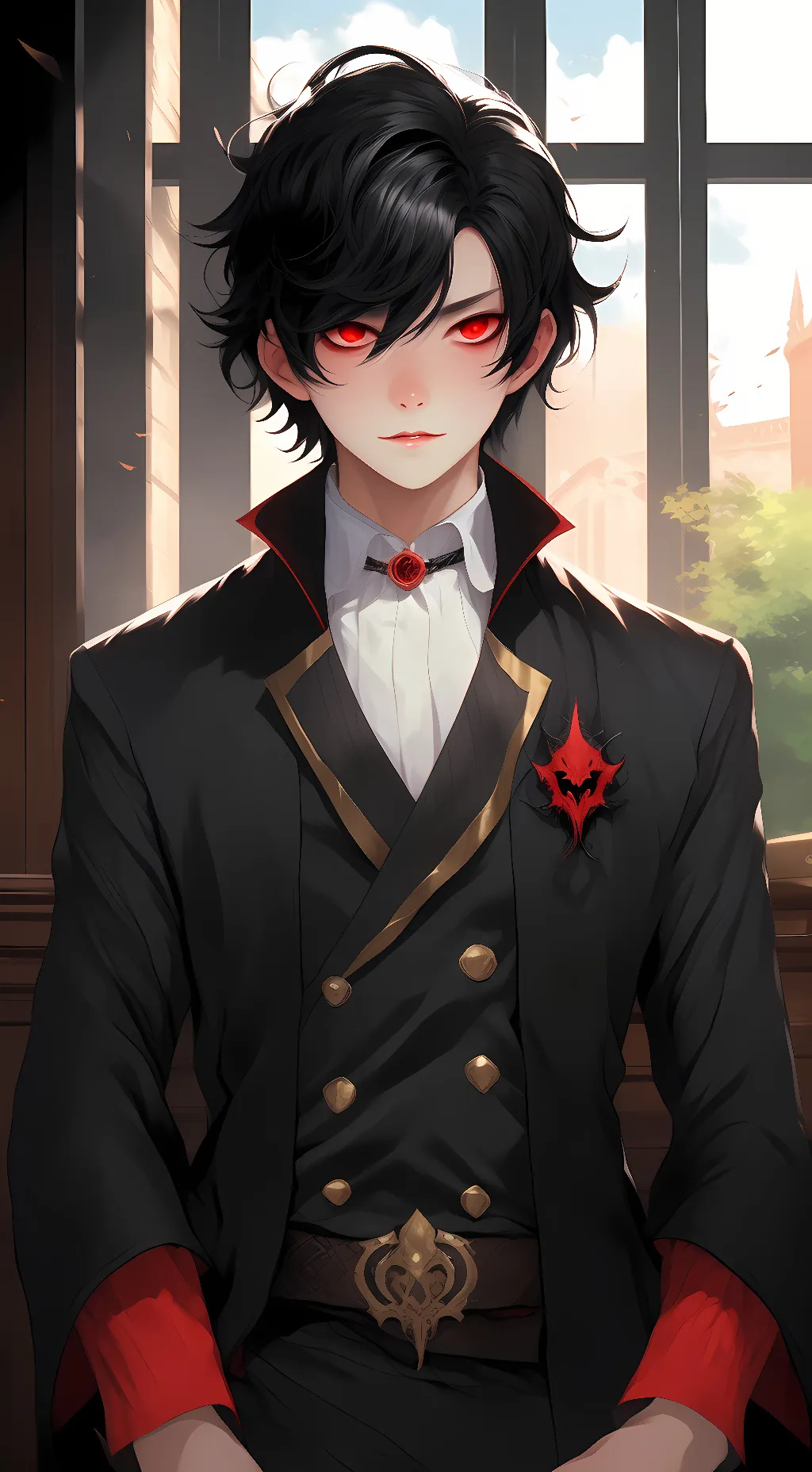 ai character: Max background