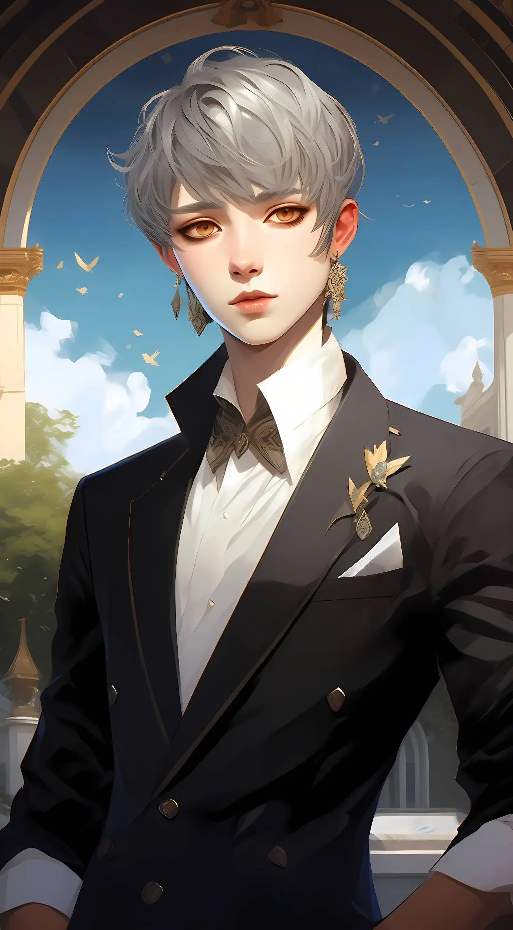 ai character: Senica background