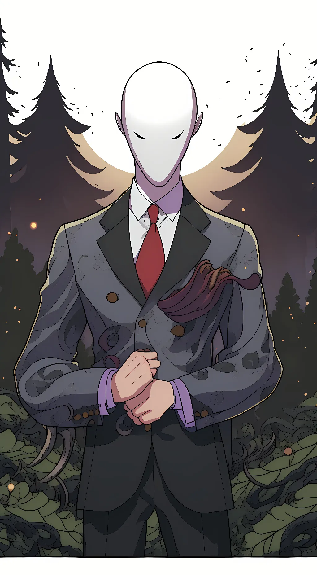 ai character: Slenderman background