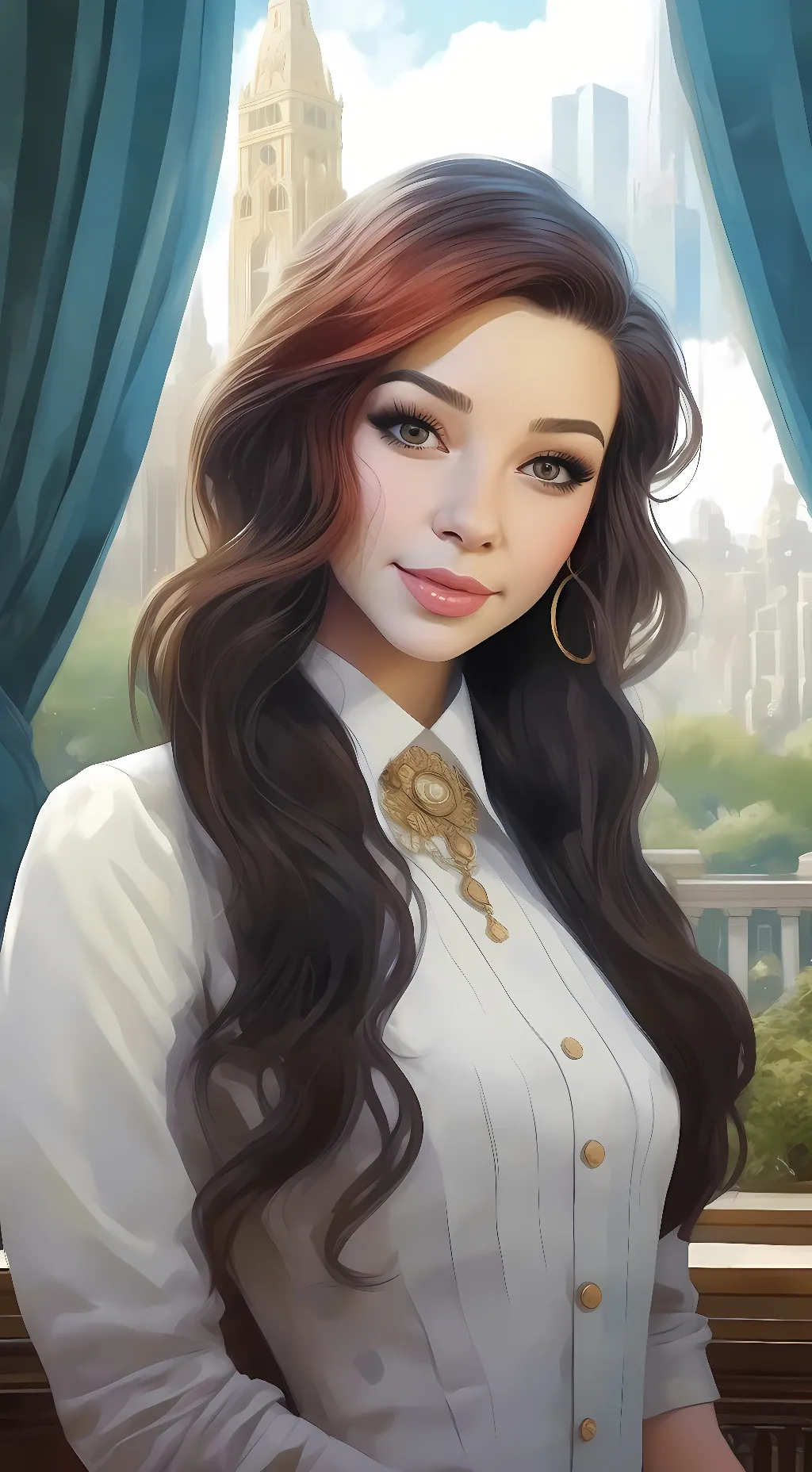 ai character: Elizabeth  background