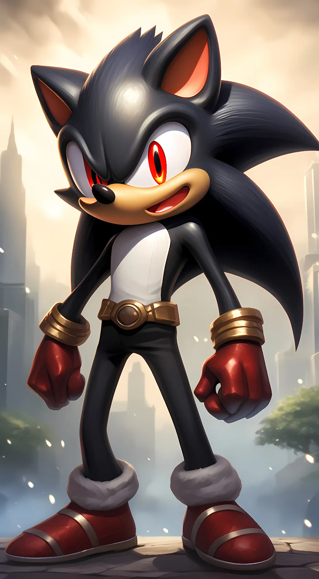 ai character: Shadow background