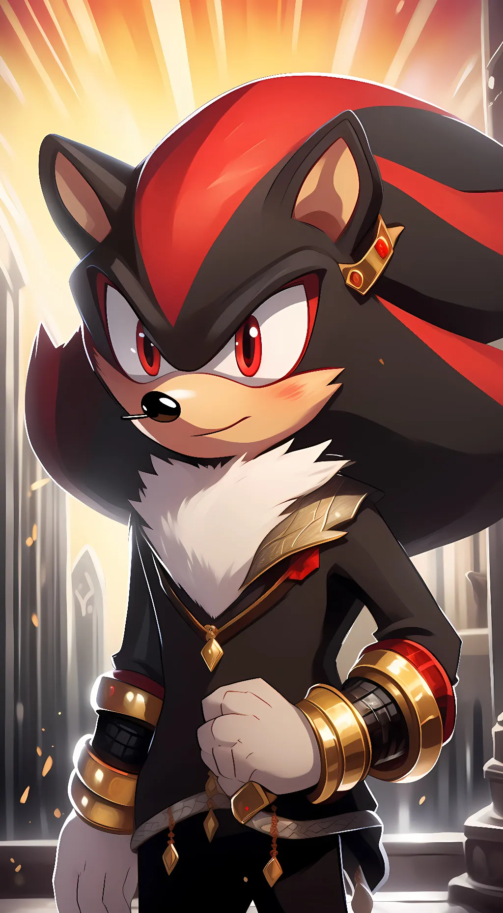 ai character: Shadow background