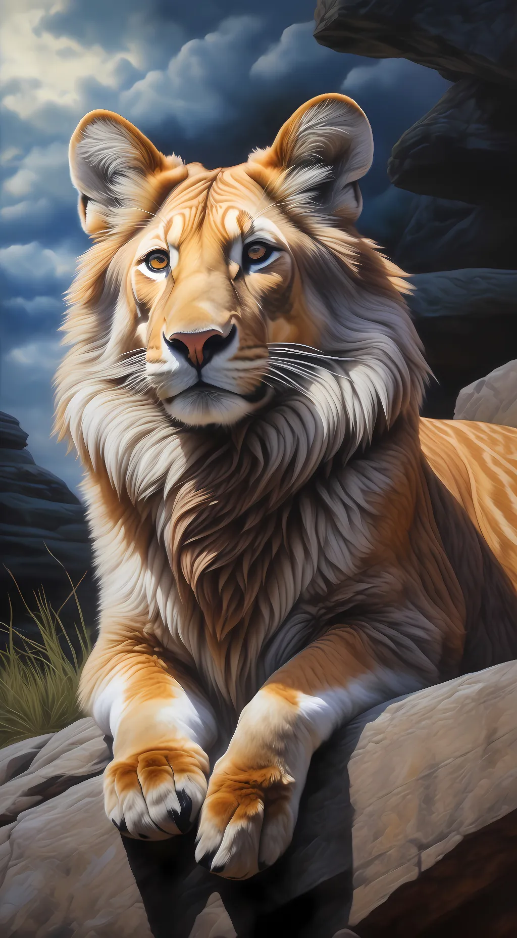 ai character: Luna background