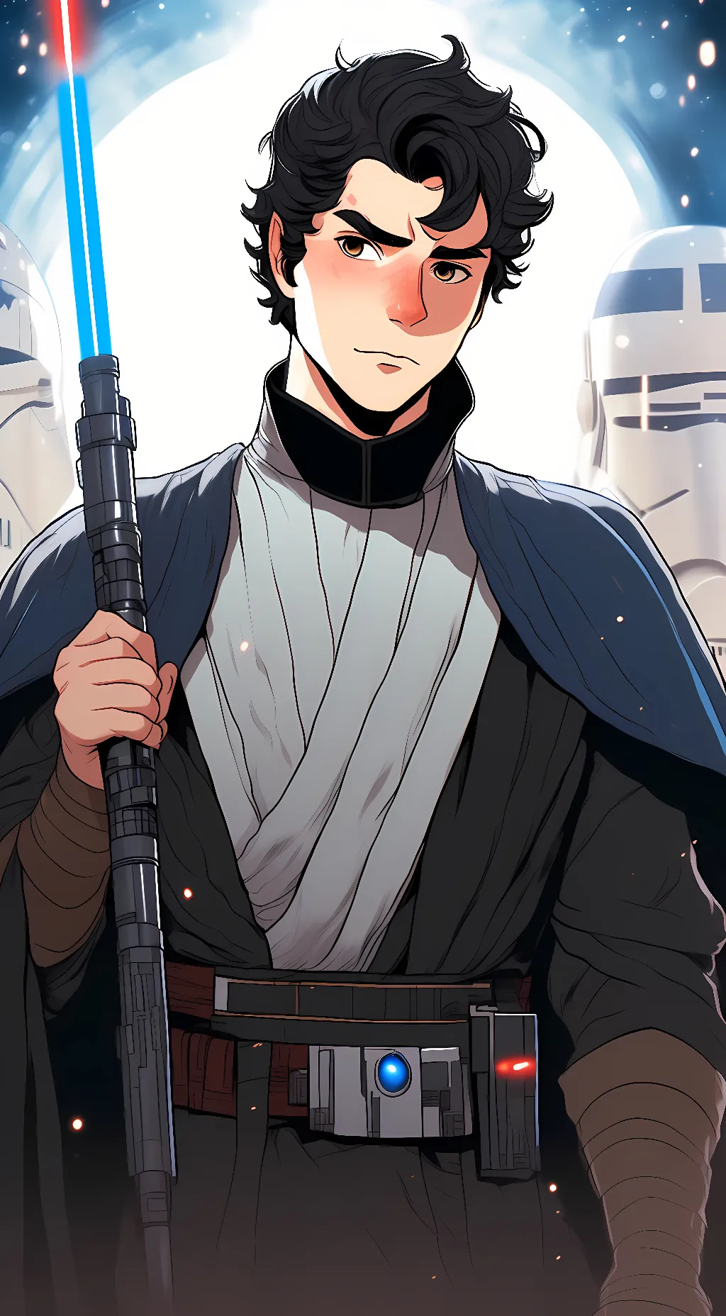 ai character: Ben Solo background