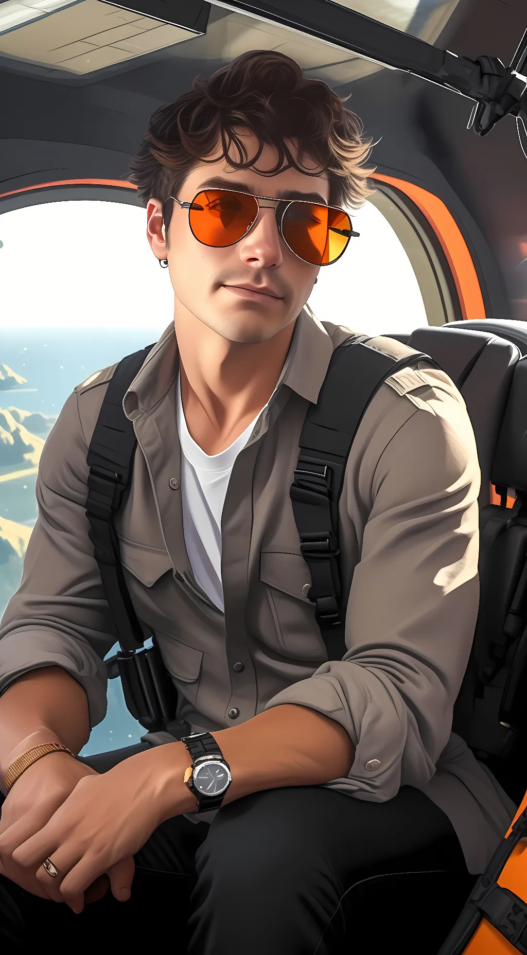 ai character: Darius. background