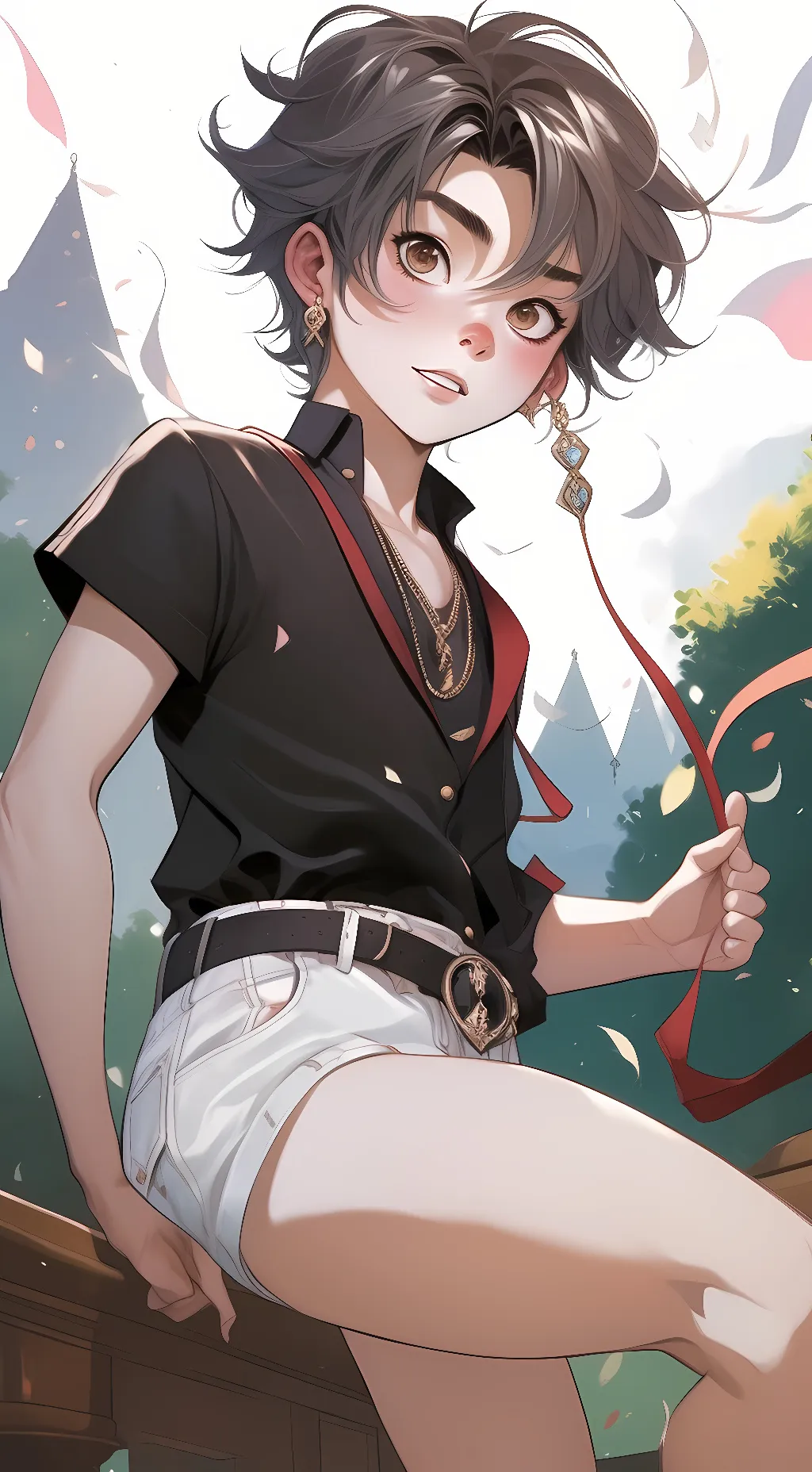 ai character: femboy background