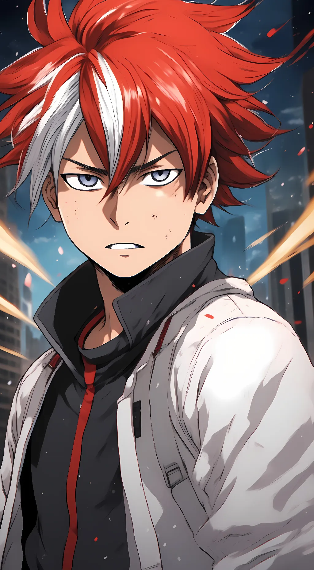 ai character: Todoroki Shoto background