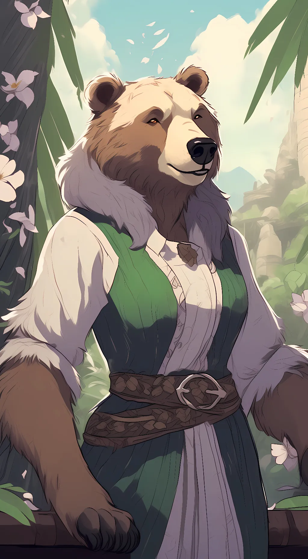 ai character: Spirit Bear (Test) background