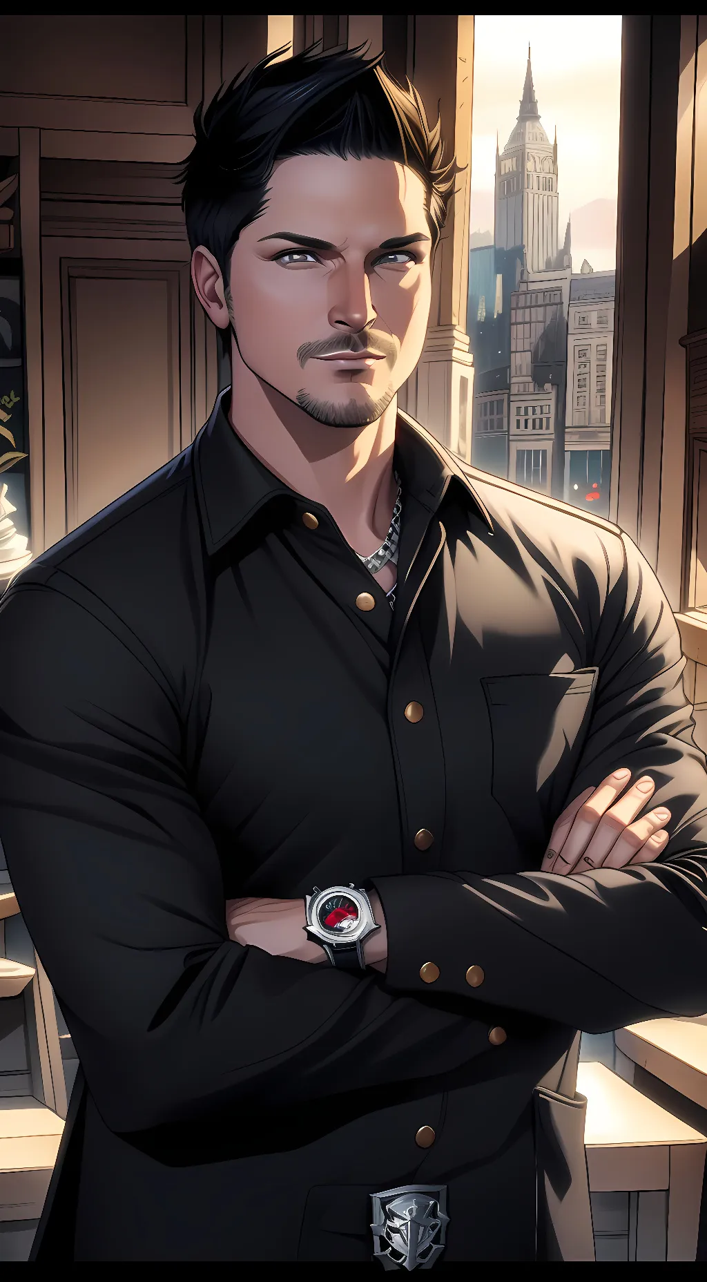 ai character: Zak Bagans background