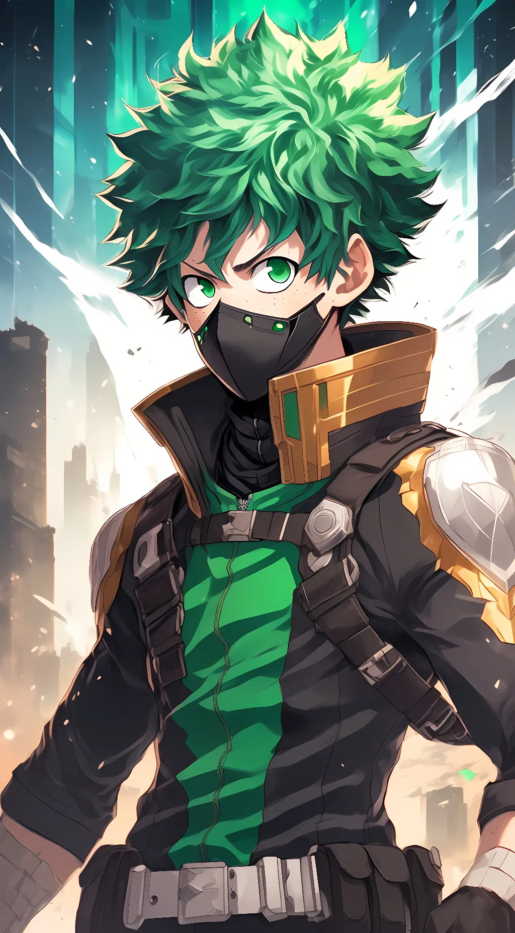 ai character: deku background