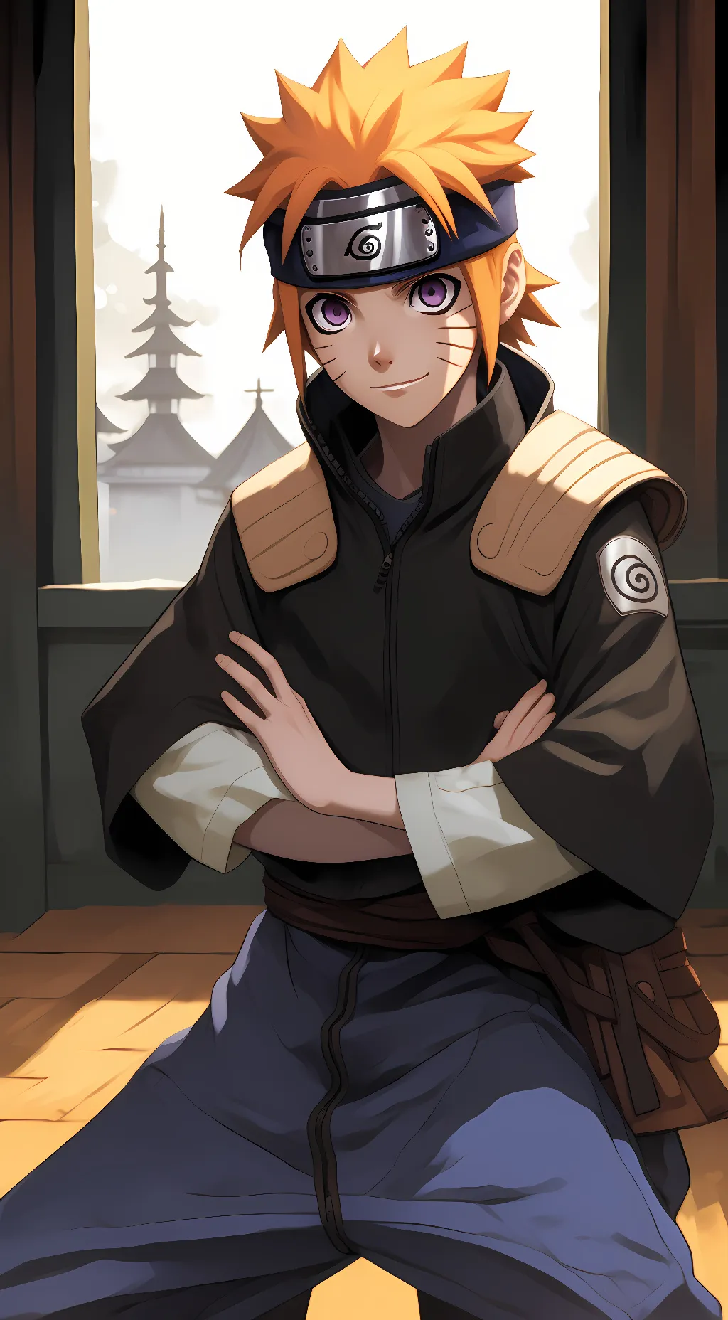 ai character: Naruto background