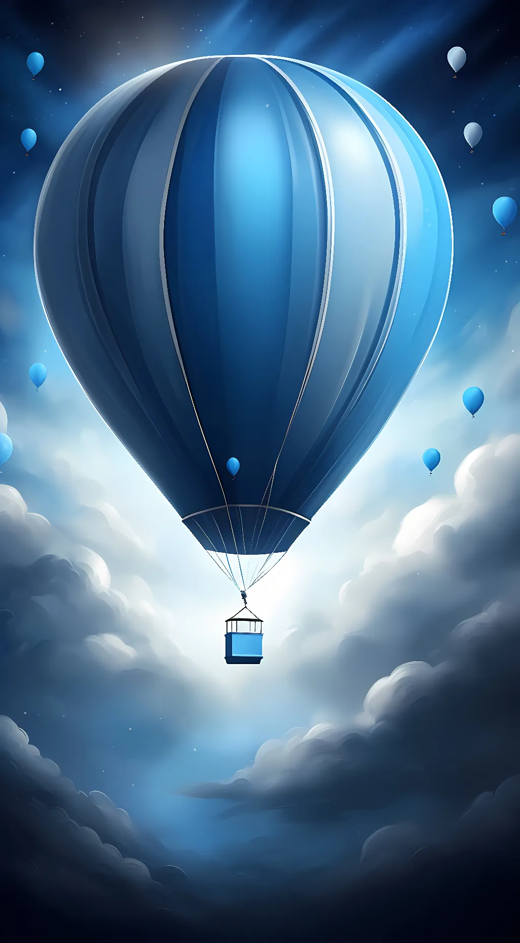 ai character: Blue Bloon background