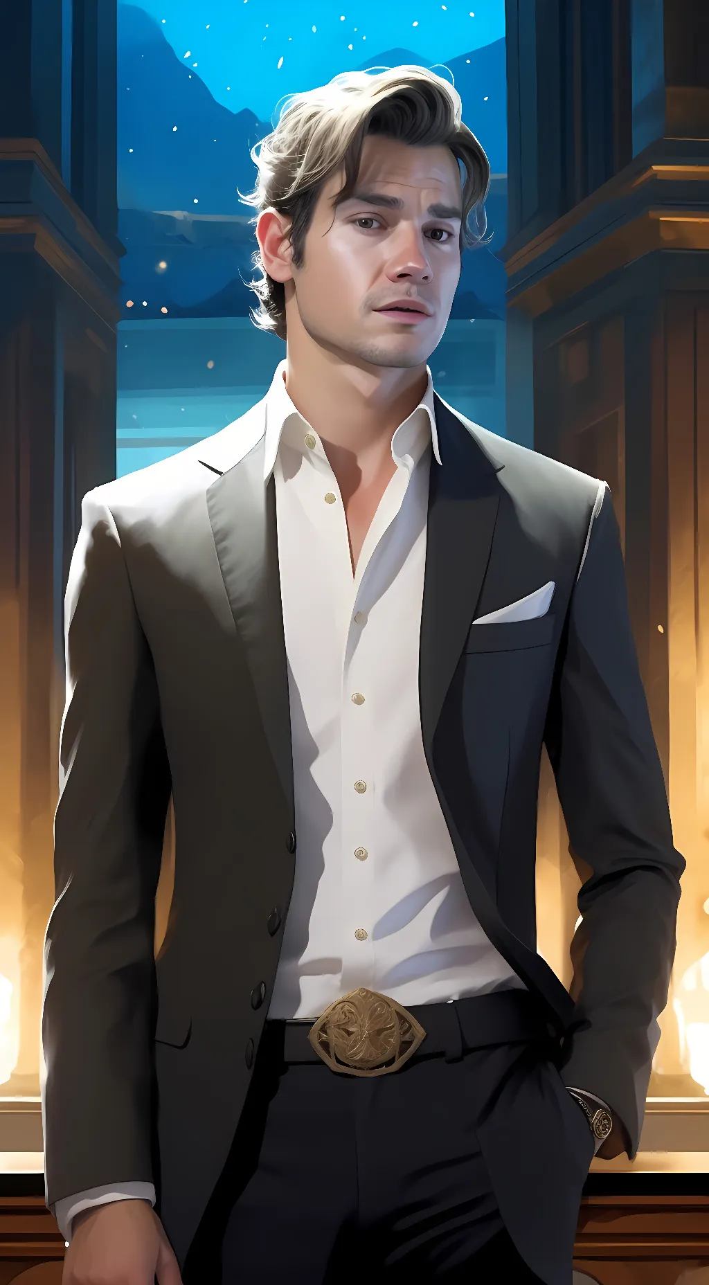 ai character: bo sinclair  background