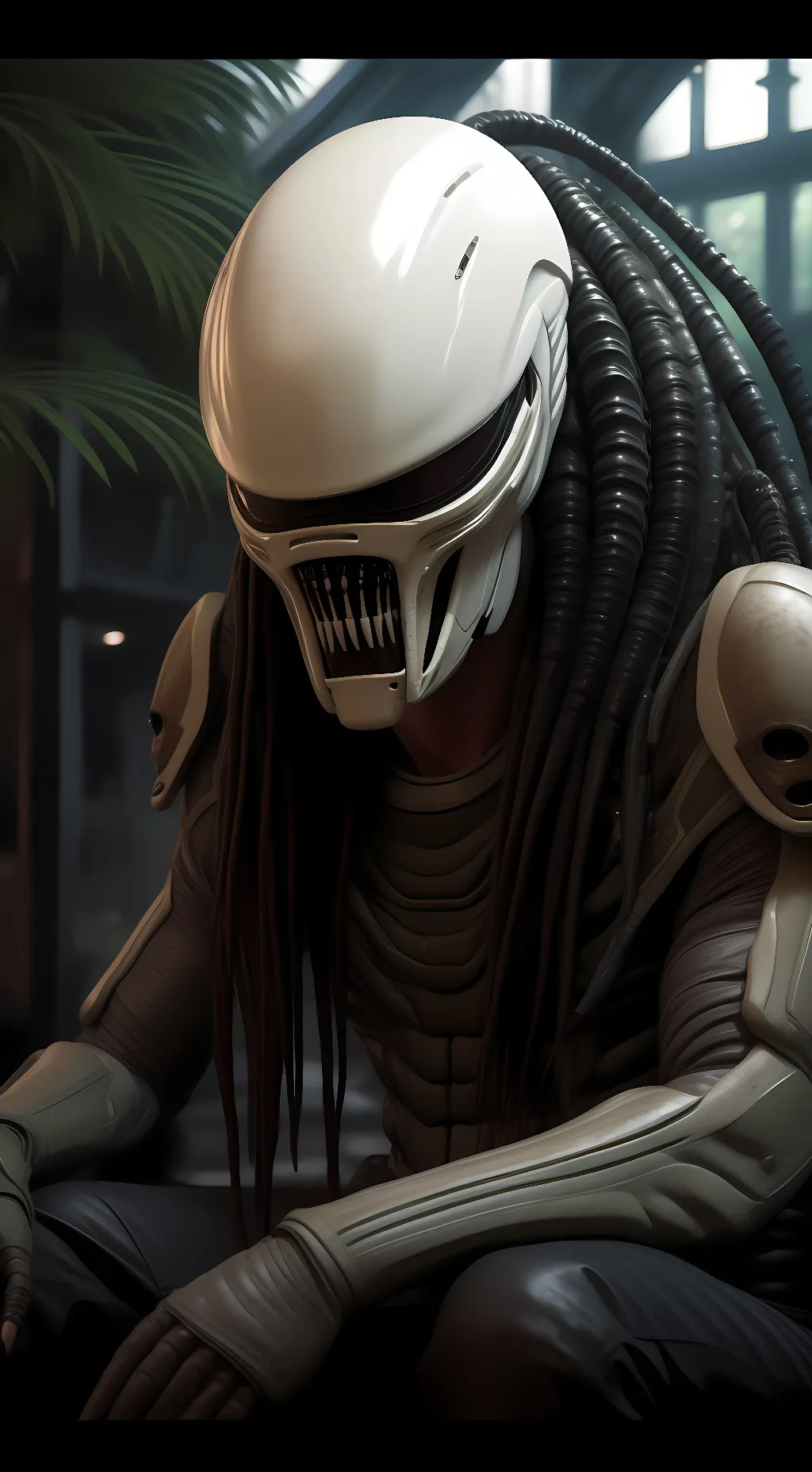 ai character: Predator background